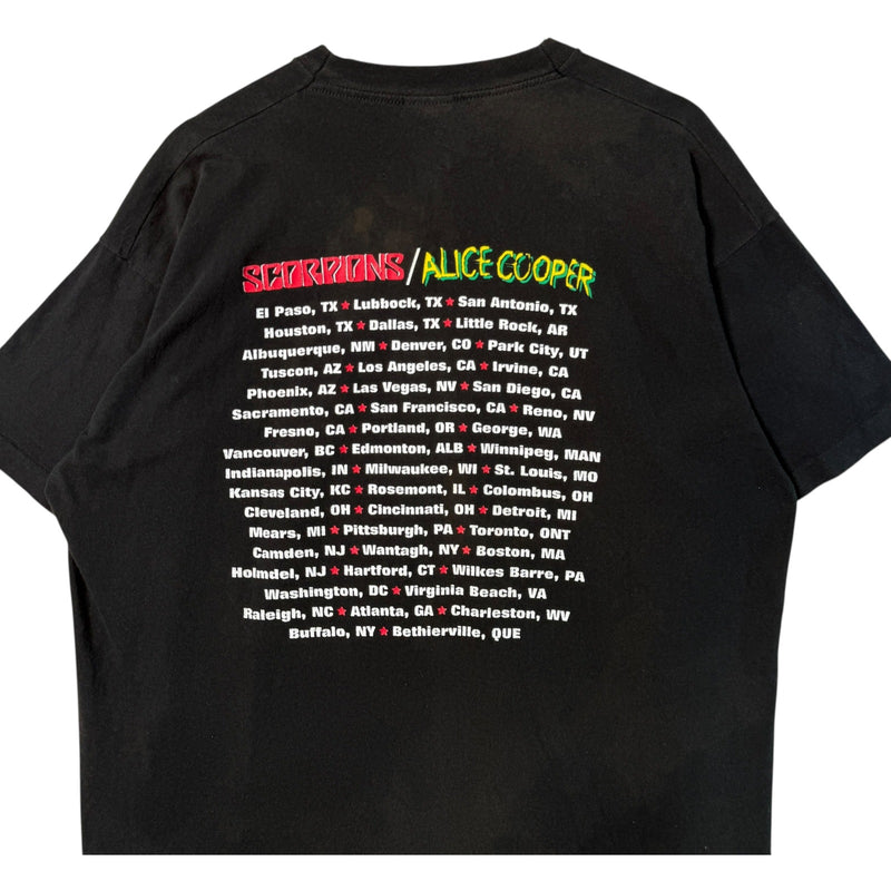 Vintage Scorpions Alice Cooper Tour Tee