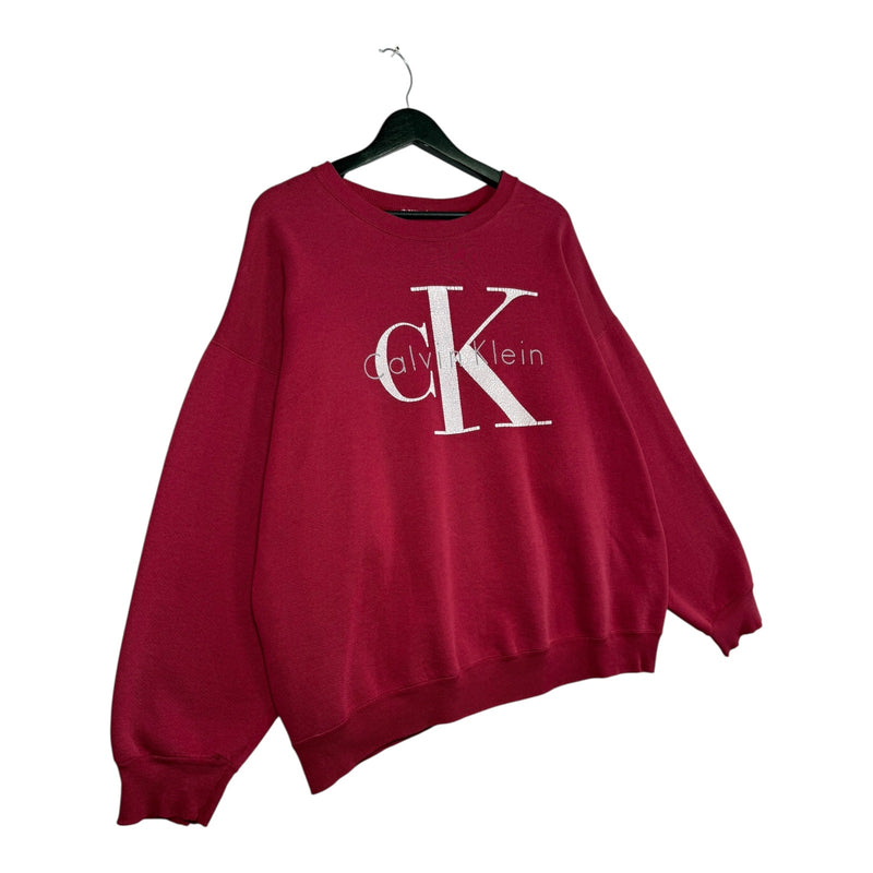 Vintage Calvin Klein Chest Logo Crewneck