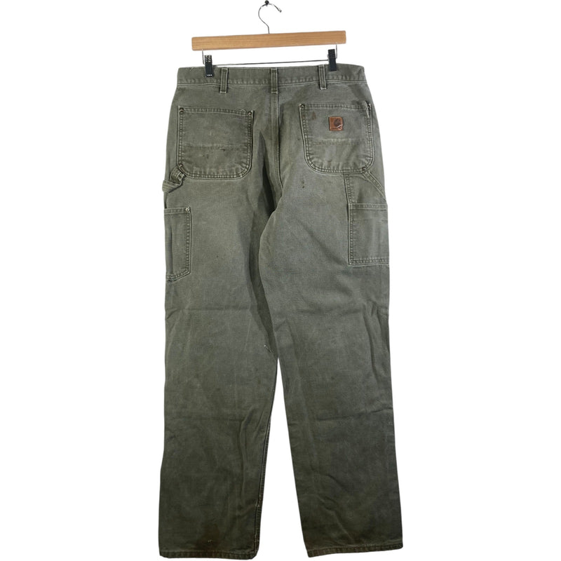 Vintage Carhartt Double Knee Work Distressed Pants 33
