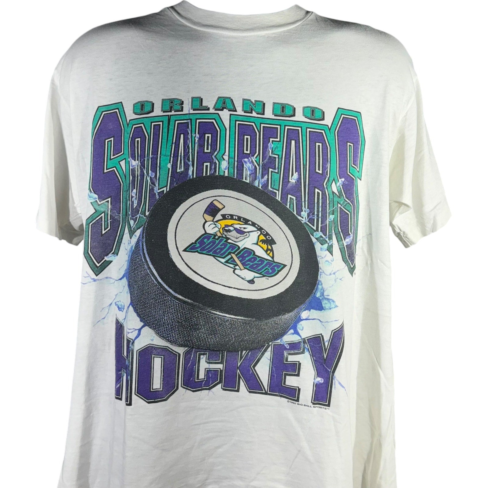 Vintage Orlando Solar Bears Hockey Tee