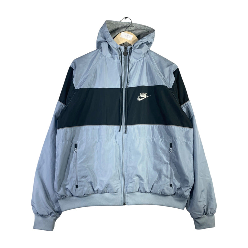 Vintage Nike Color Block Full Zip Hooded Windbreaker