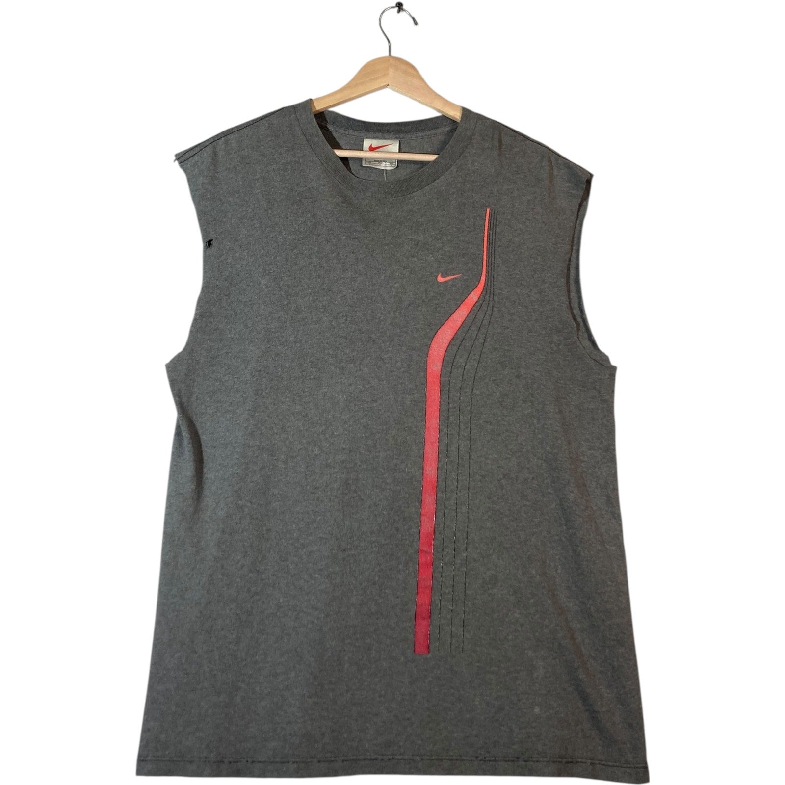 Vintage Nike Crewneck Muscle Sleeves Tank Top