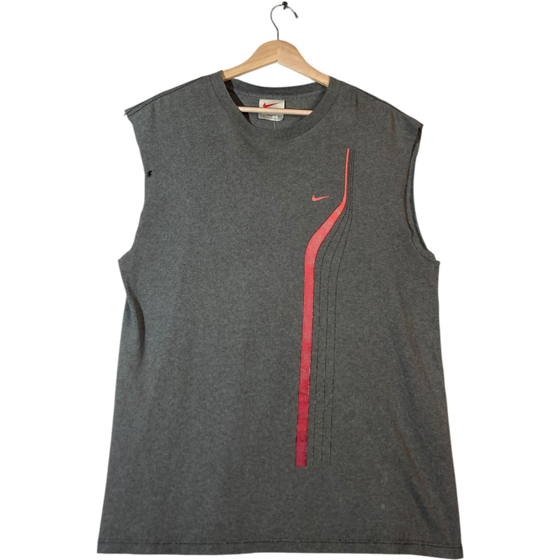 Vintage Nike Crewneck Muscle Sleeves Tank Top