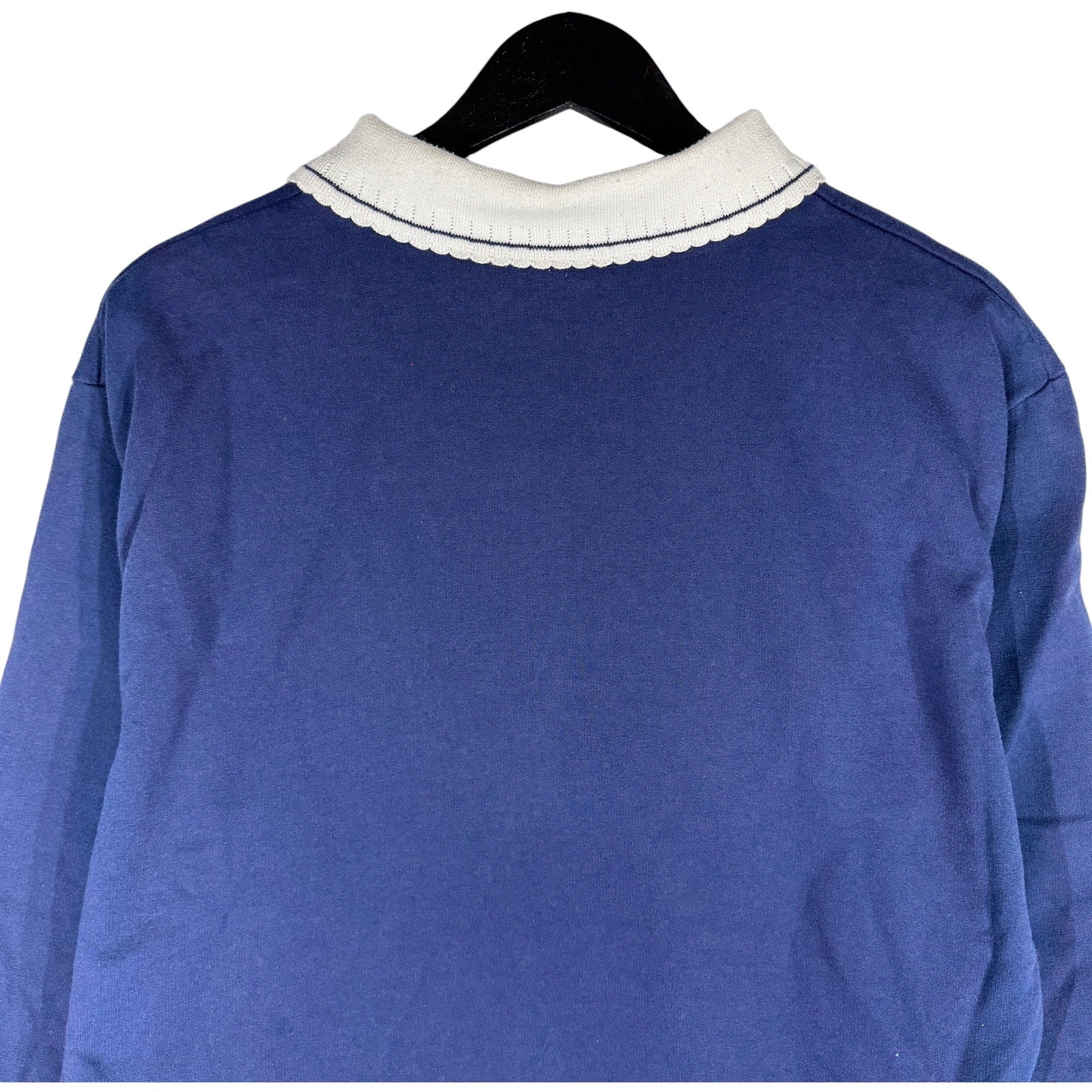 Vintage Santa's Sleigh Collared Christmas Crewneck