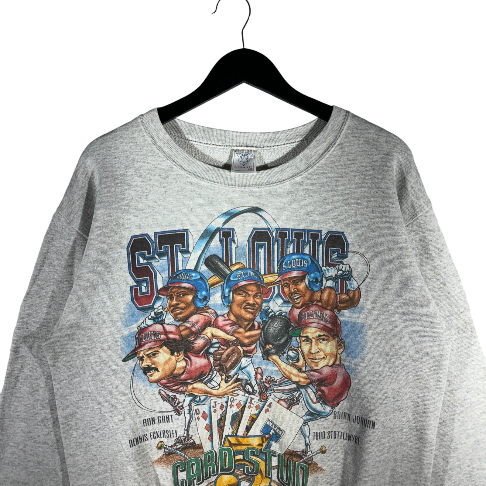 Vintage St. Louis Cardinals Caricature Crewneck