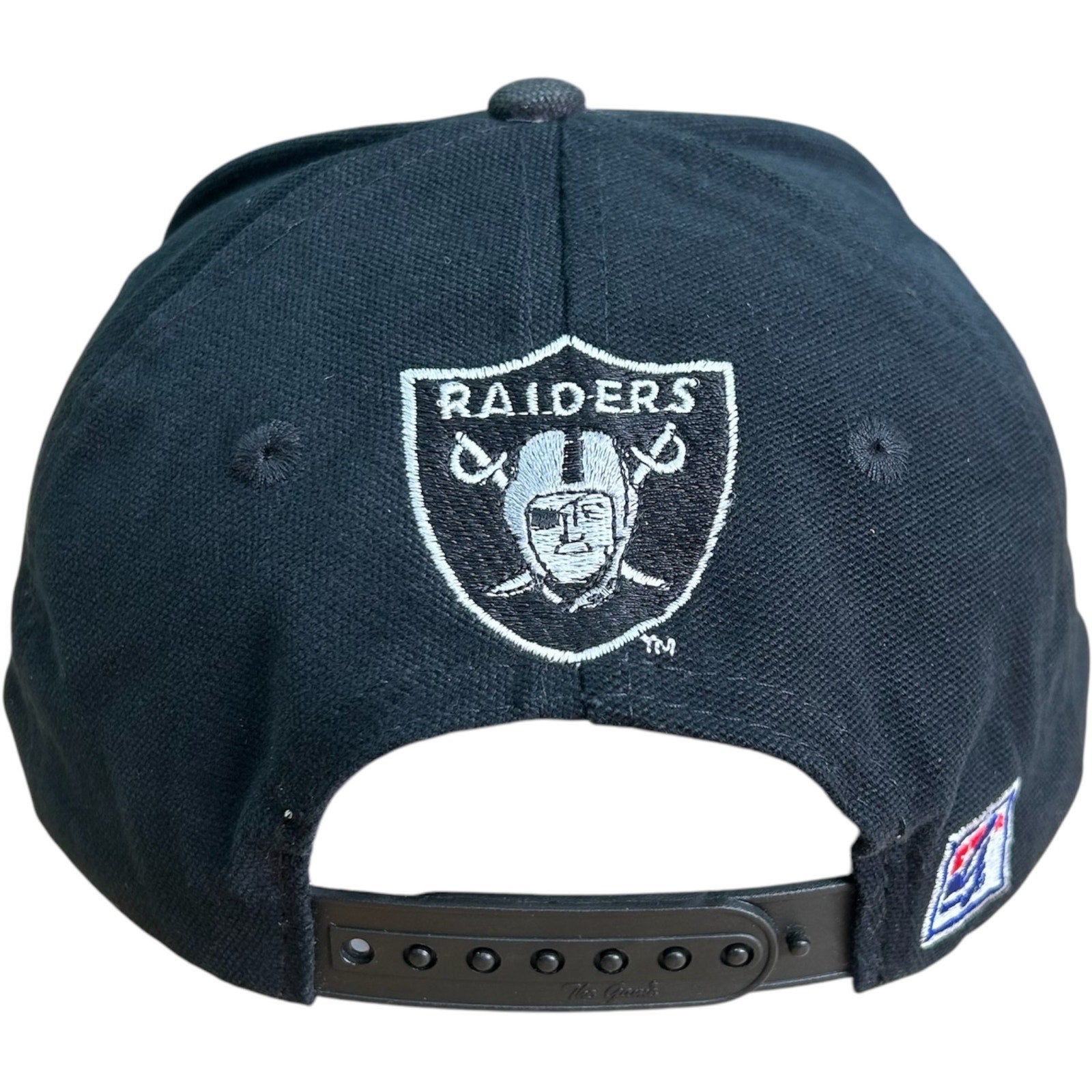 Vintage NWT Los Angeles Raider Spellout NFL Snapback Hat