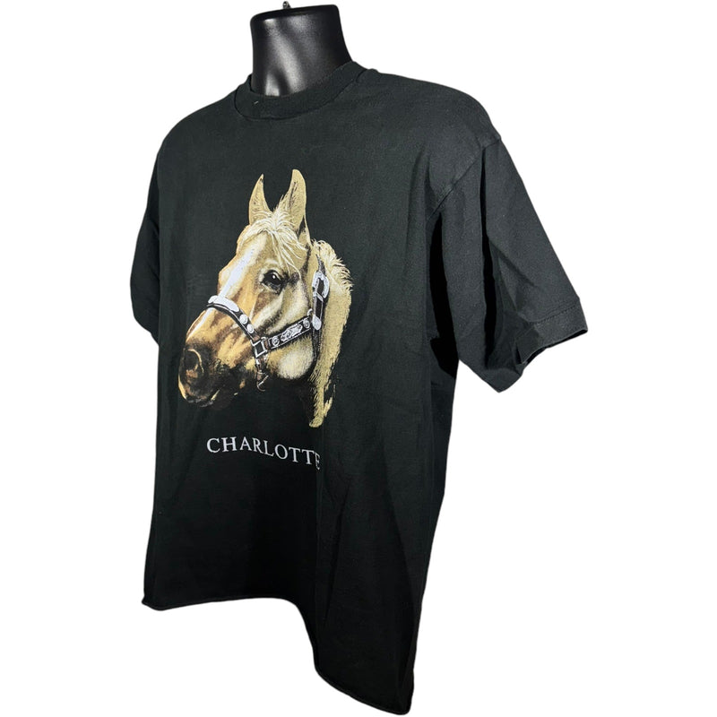 Vintage Charlotte Horse Portrait Tee