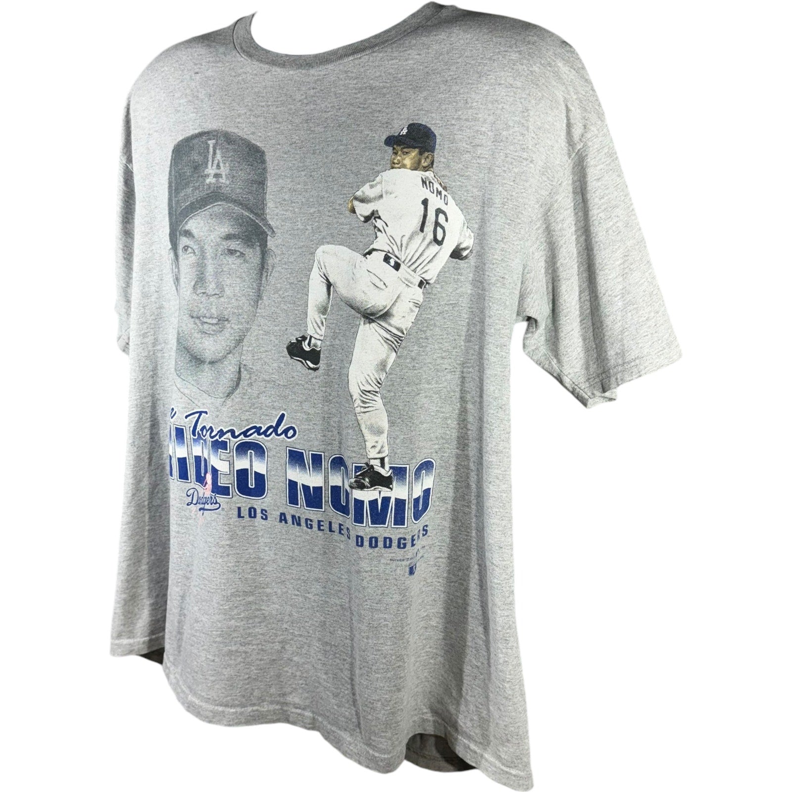 Vintage Los Angeles Dodgers Hideo Nomo "The Tornado" Tee