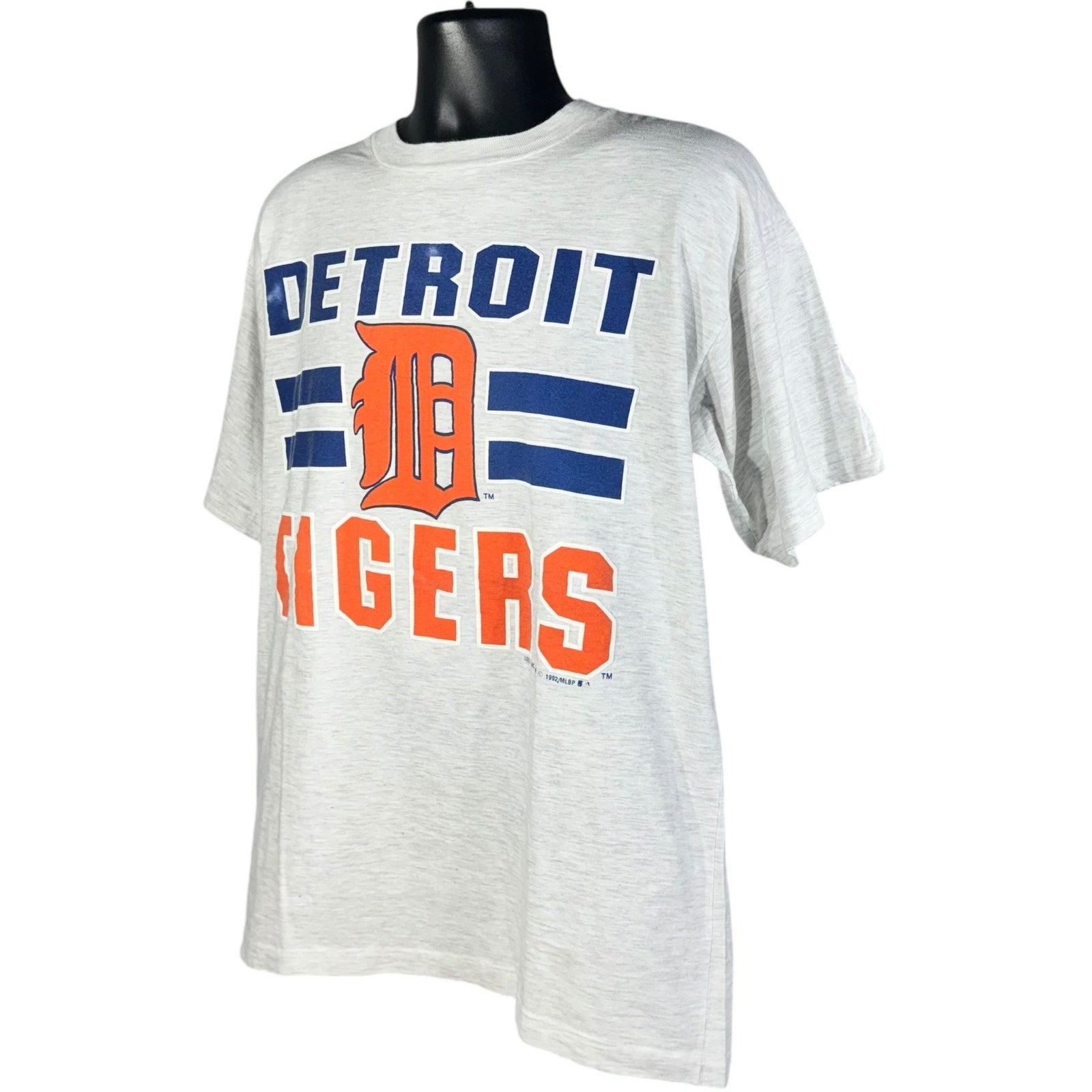 Vintage Detroit Tigers MLB Spellout Tee 1992