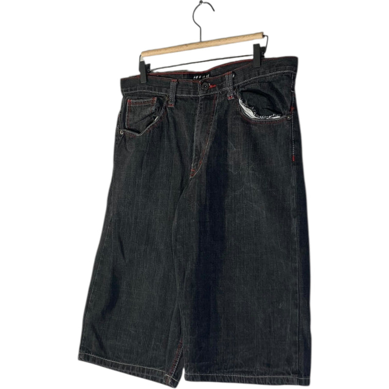 Vintage Refuse Bermuda Denim Jean Shorts 34x15