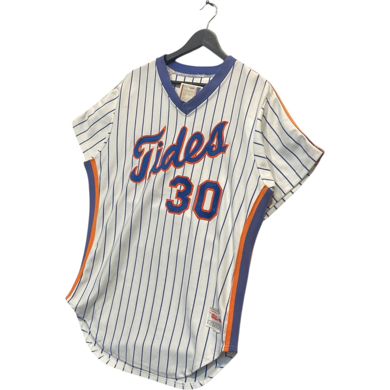 Vintage Wilson Norfolk Tides #30 Mets Stripped MLB Jersey