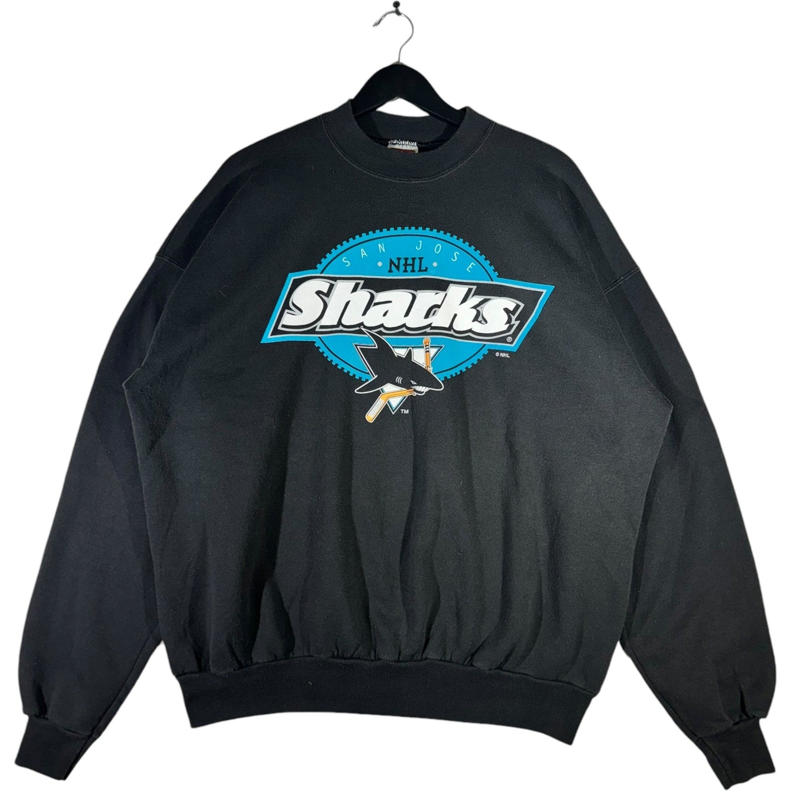 Vintage San Jose Sharks NHL Crewneck 90s