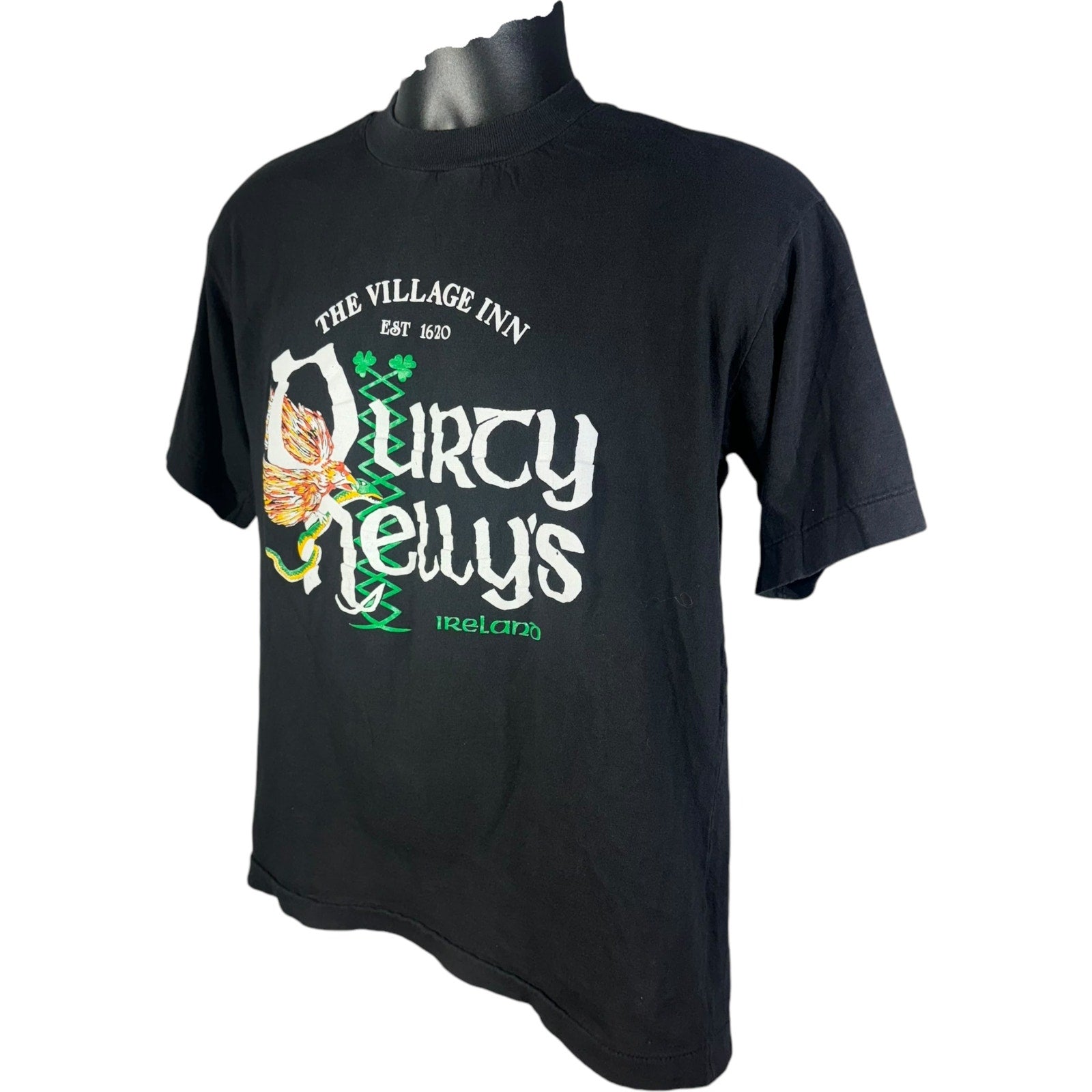 Vintage The Village Inn Durty Nelly's Irish Tee