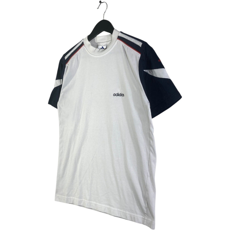 Vintage Adidas 3-Stripes Colorblock T-Shirt