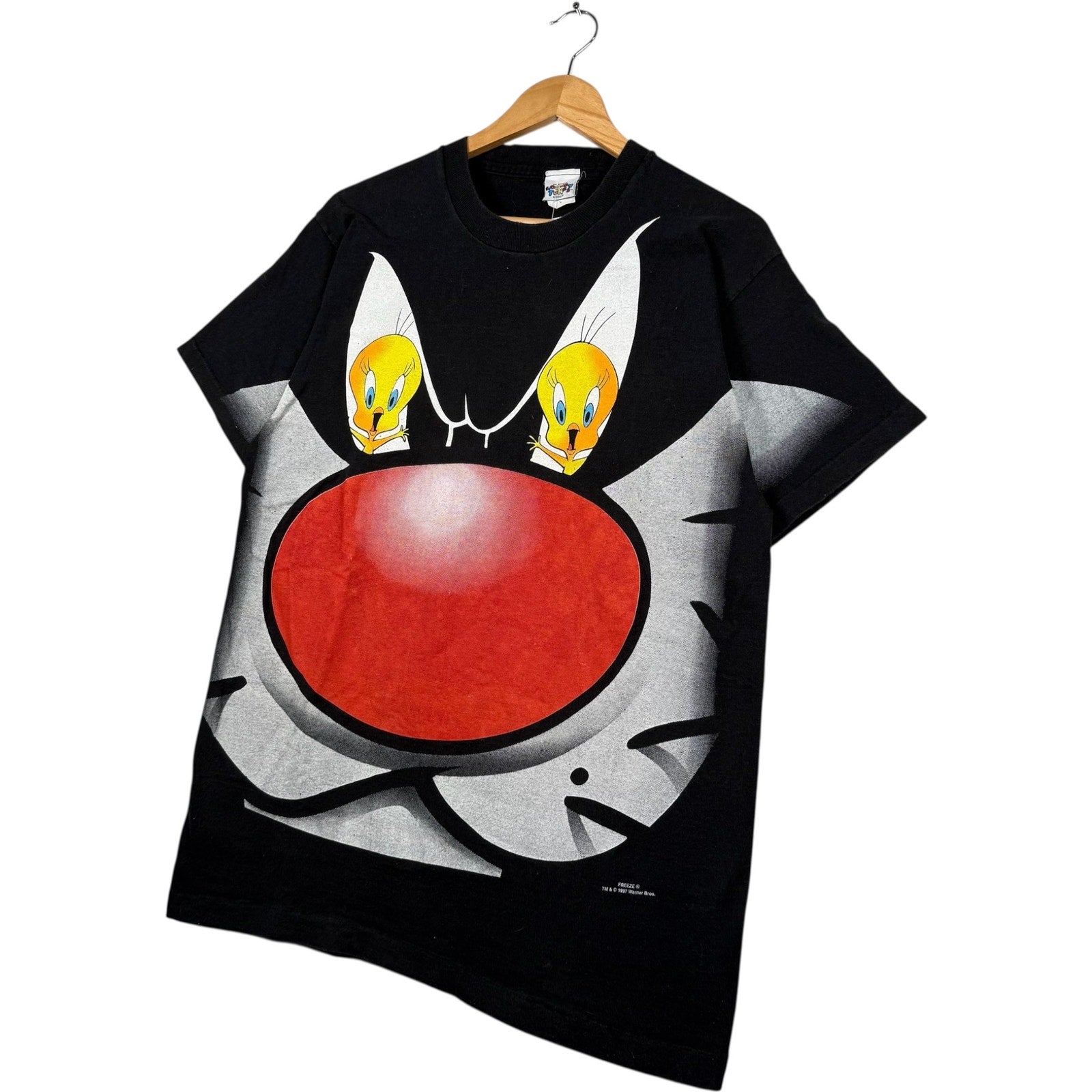 Vintage Looney Tunes Sylvester The Cat Tweetie Eyes Tee