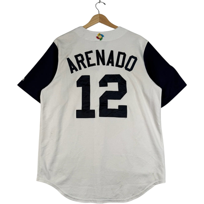 Vintage Majestic World Baseball Classic Nolan Arenado #12 Jersey