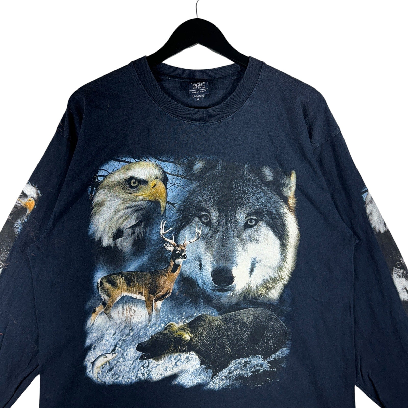 Vintage Wild Life Nature Long Sleeve