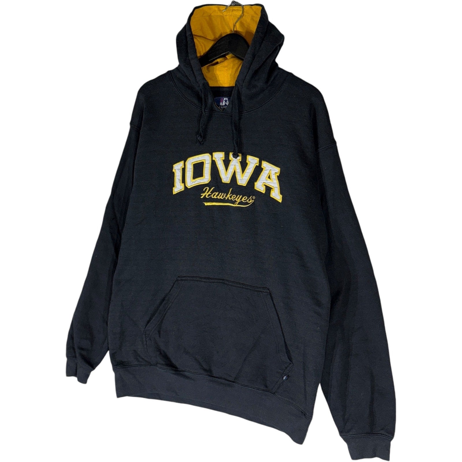 Vintage University of Iowa Hawkeyes Spellout Hoodie