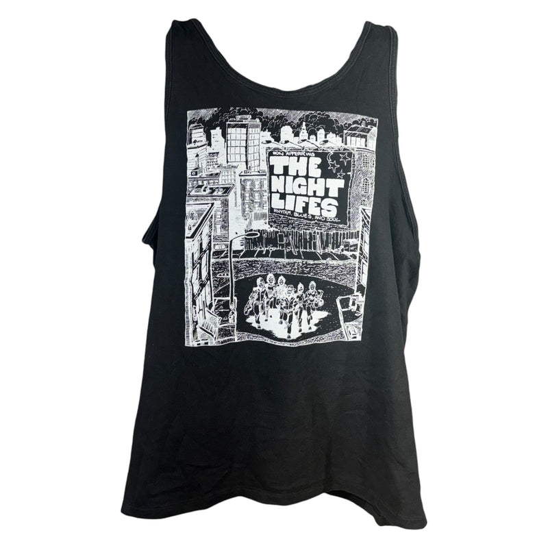 Vintage The Night Lifes Music Tank Top 80's