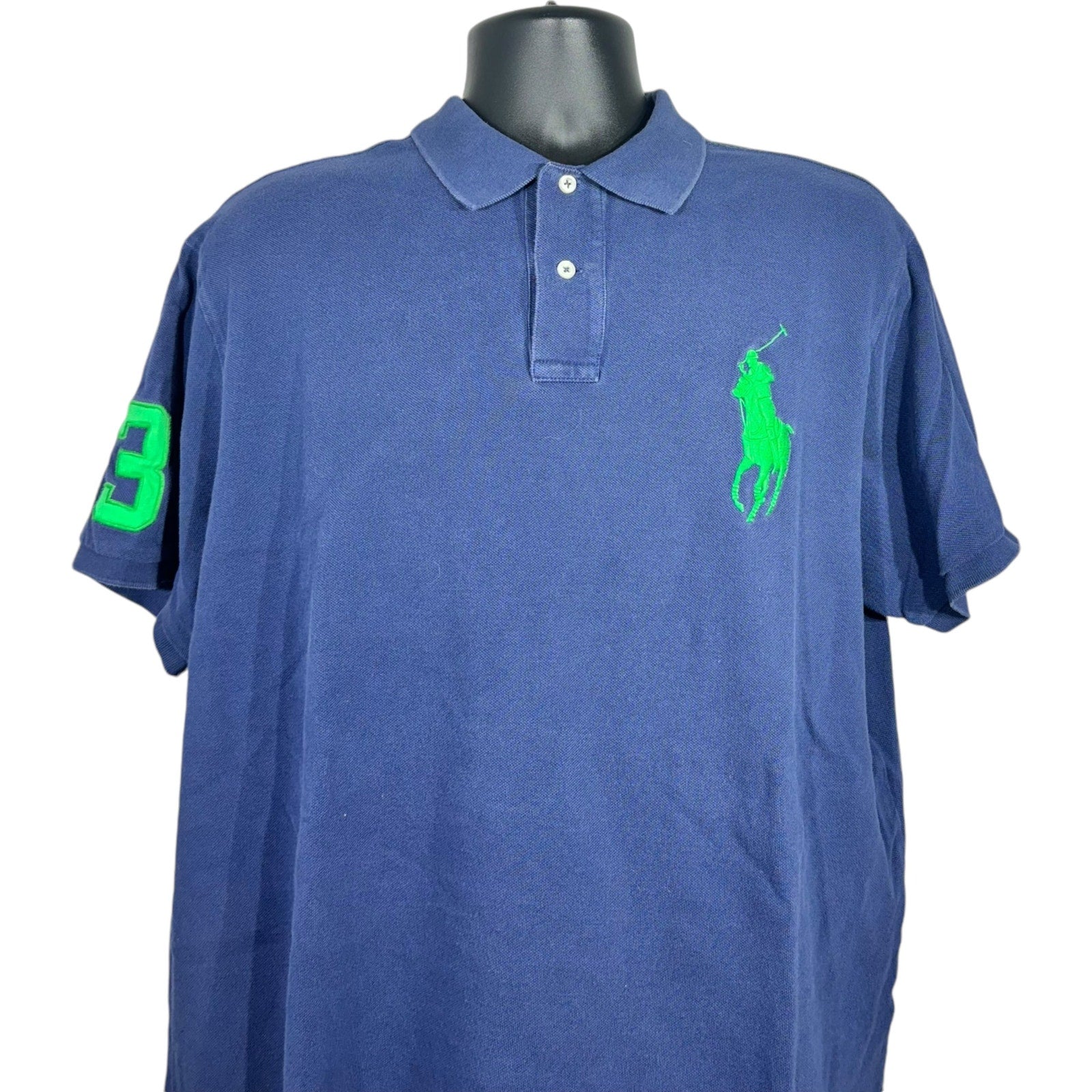 Vintage Polo Ralph Lauren Large Horse Short Sleeve Polo