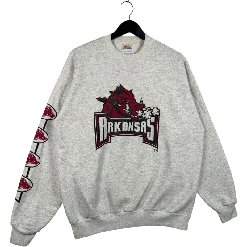 Vintage University Of Arkansas Razorbacks Mascot Crewneck