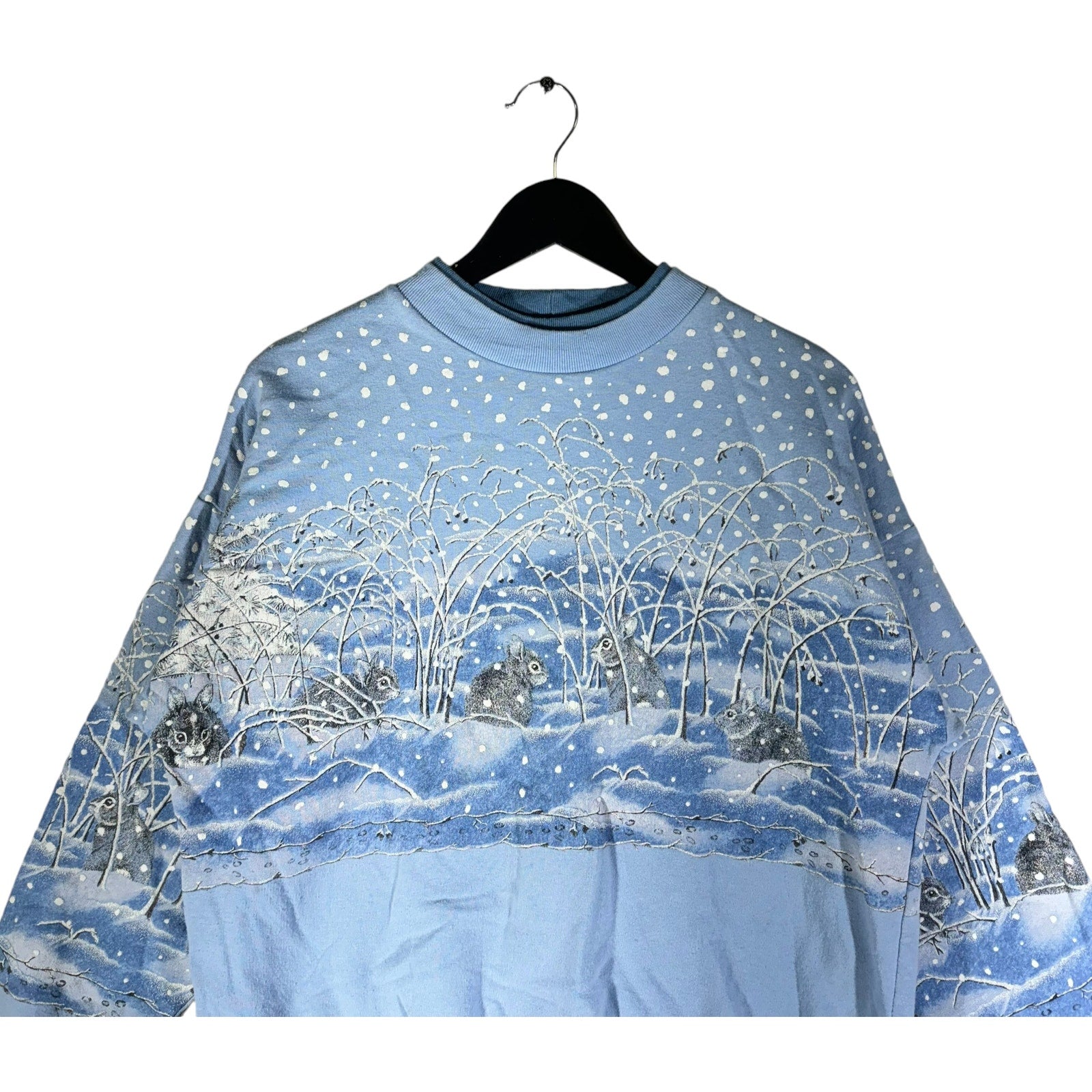 Vintage Winter Nature AOP Crewneck