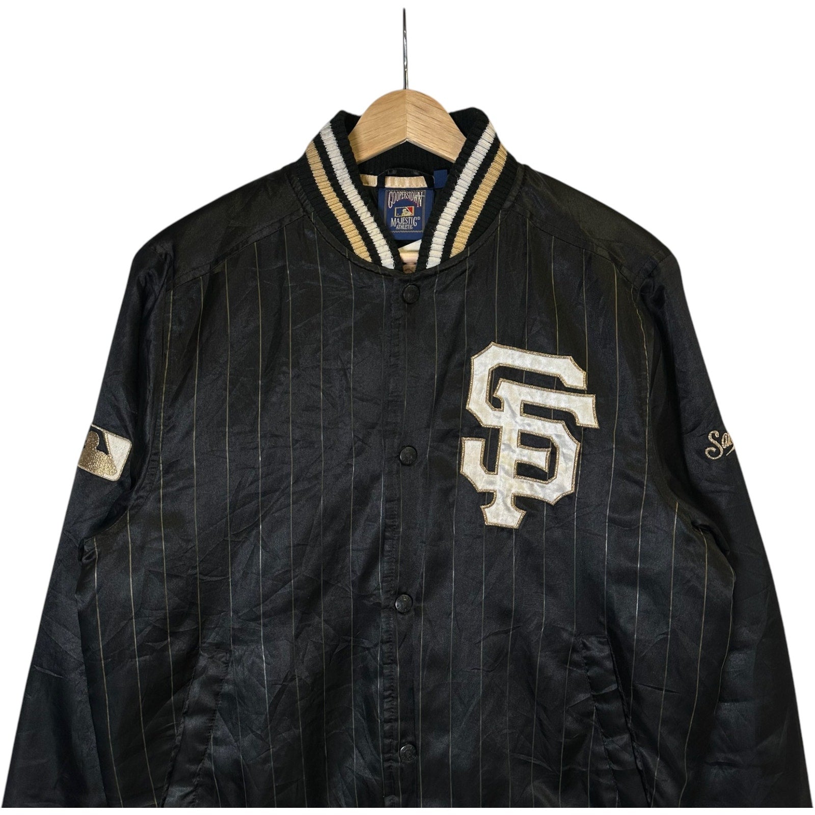 Vintage Majestic San Francisco Giants Satin Bomber Jacket