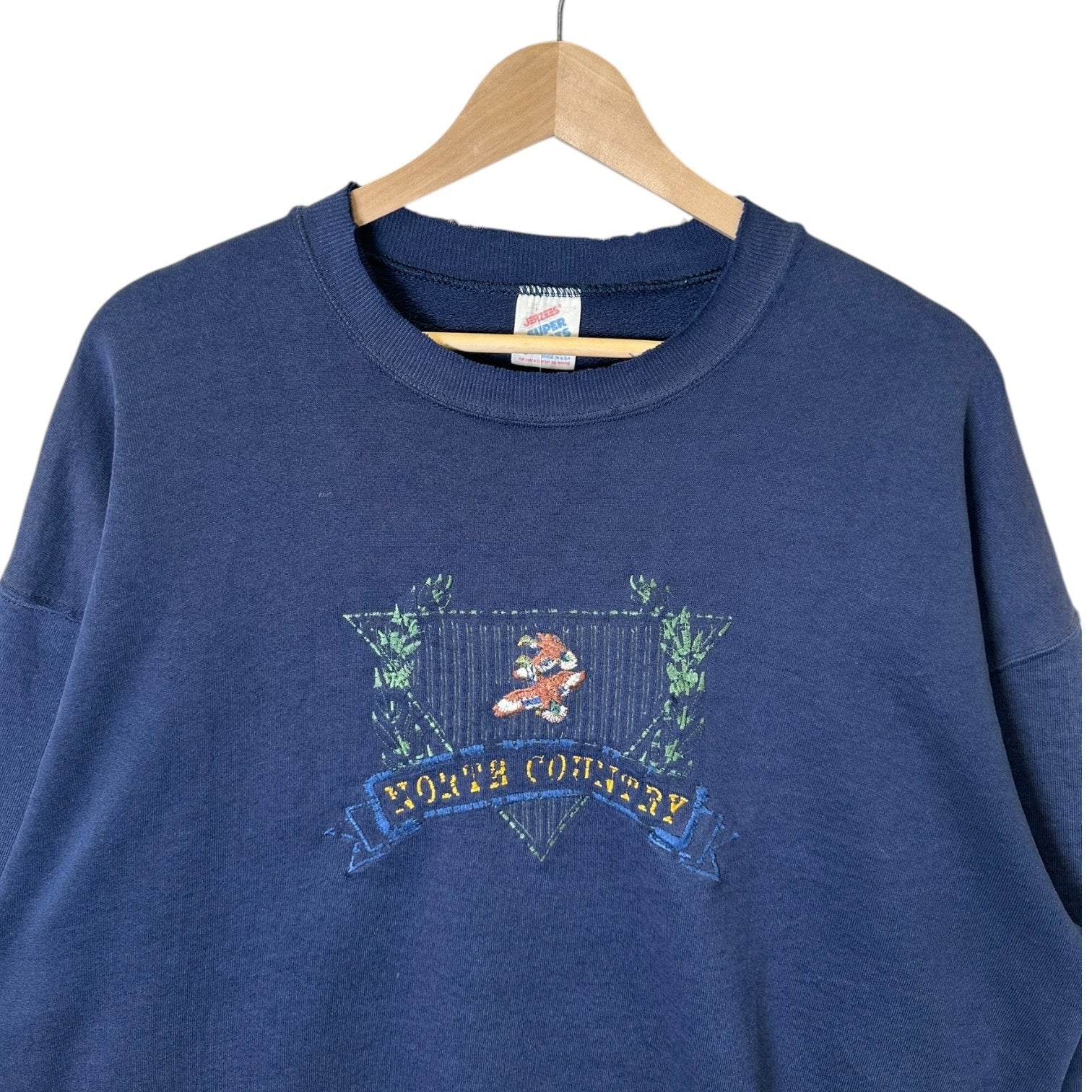 Vintage North Country Embroidered Nature Crewneck 90s