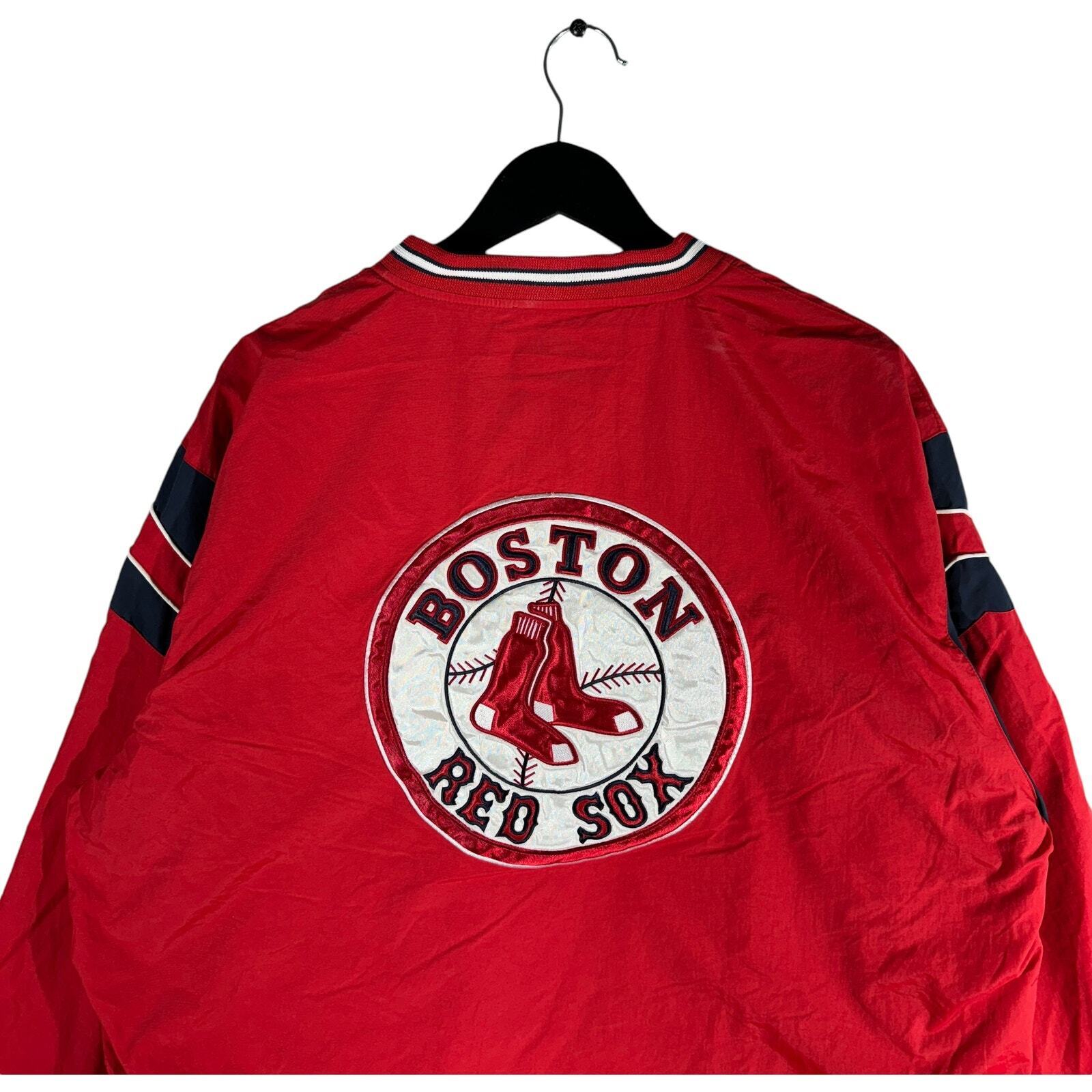 Vintage Boston Red Sox Logo Pullover Windbreaker