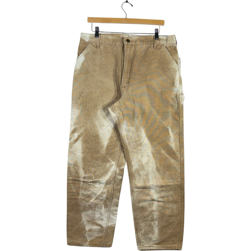 Vintage Faded Carhartt Straight Leg Carpenter Pants 35x29