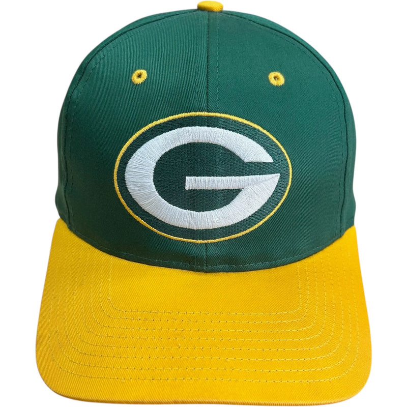 Vintage Green Bay Packers Logo Embroidered NFL Snapback Hat