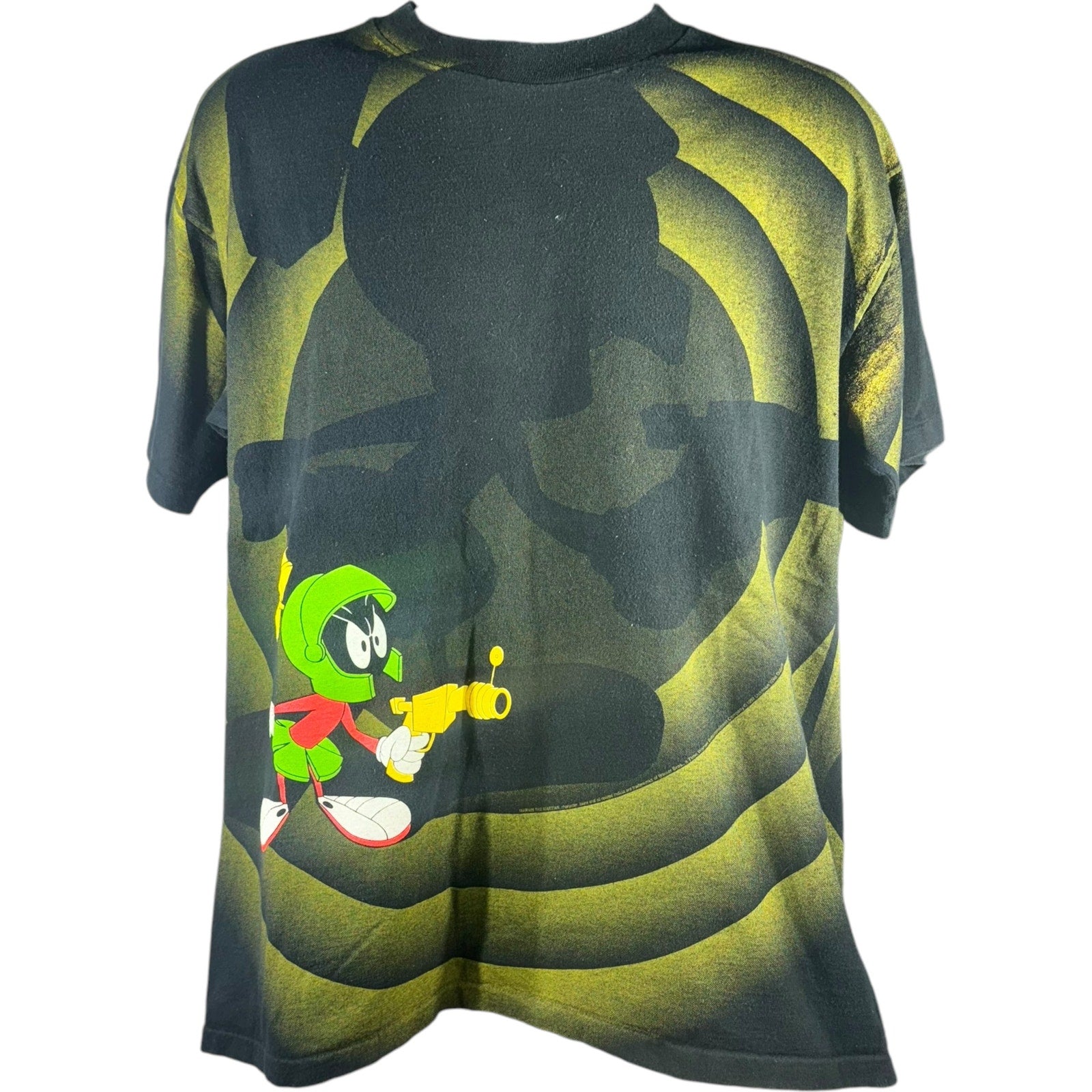 Vintage Looney Tunes Marvin The Martian Shadow AOP Tee