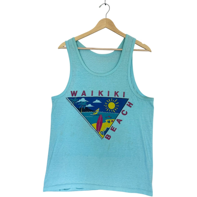 Vintage Waikiki Beach Hawaii Tank Top