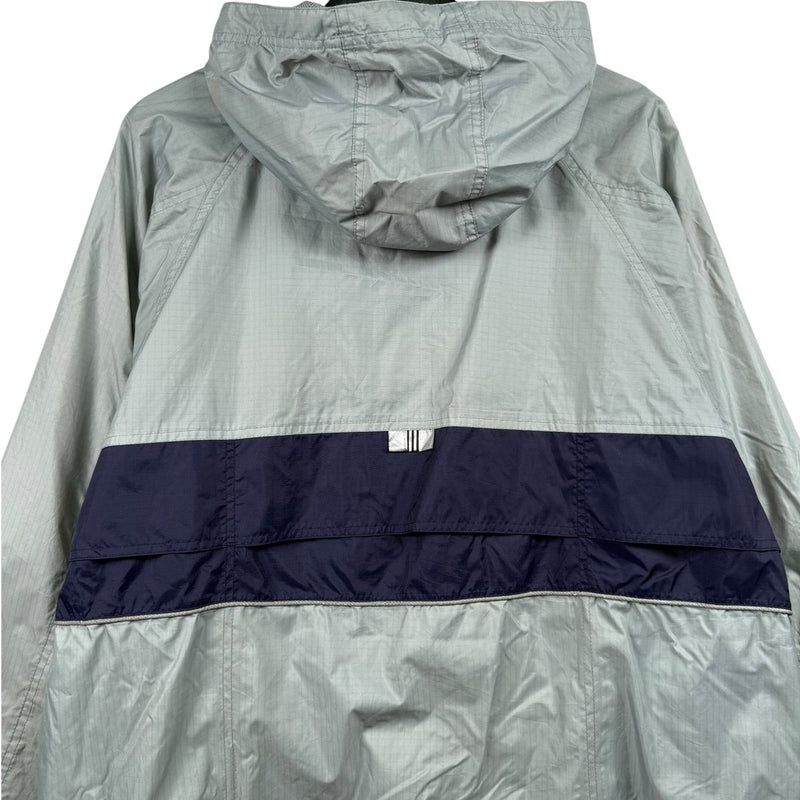 Vintage Adidas Windbreaker Half-zip front Hooded Jacket