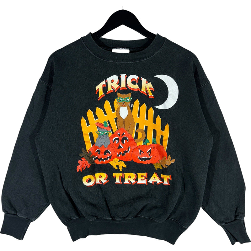 Vintage Trick Or Treat Halloween Crewneck