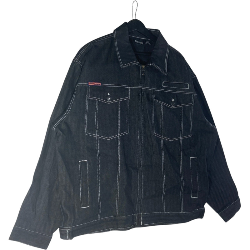 Vintage Streetwear Pocket Denim Jacket