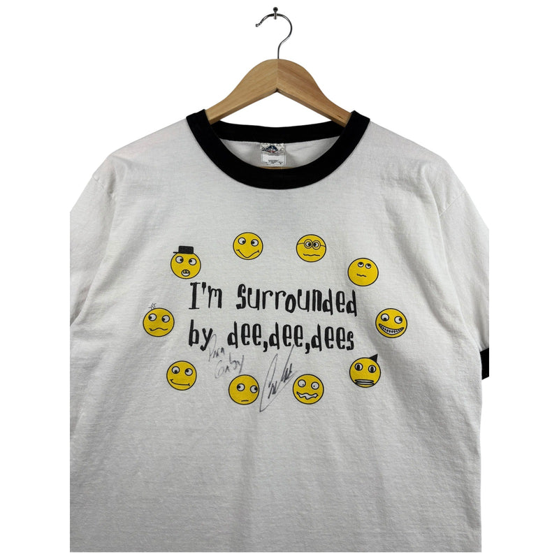 Vintage Alstyle Smileys Ringer T-Shirt