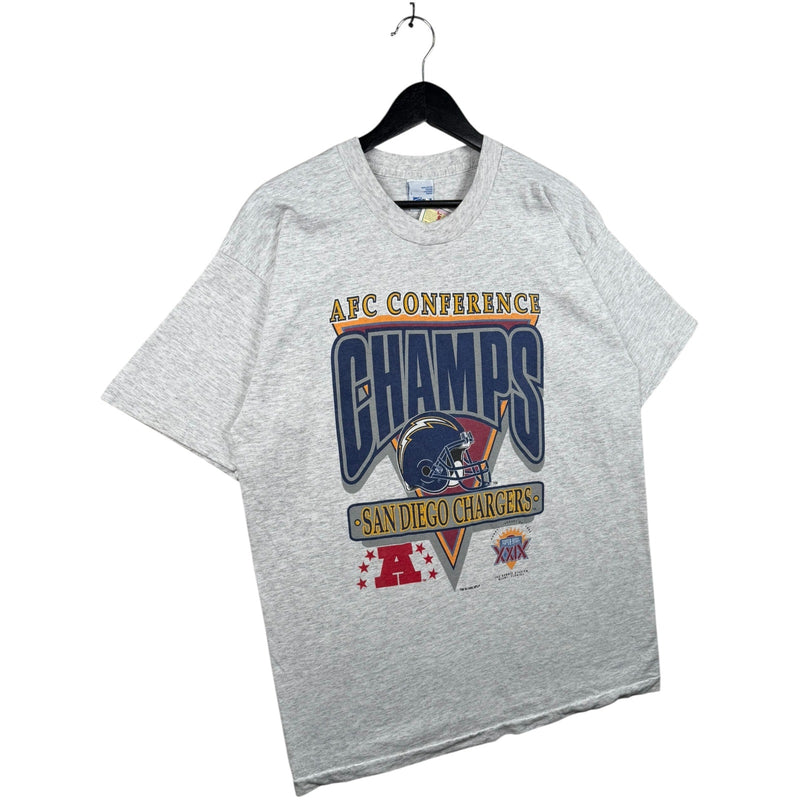 Vintage San Diego Chargers Super Bowl XXIX NFL T-Shirt