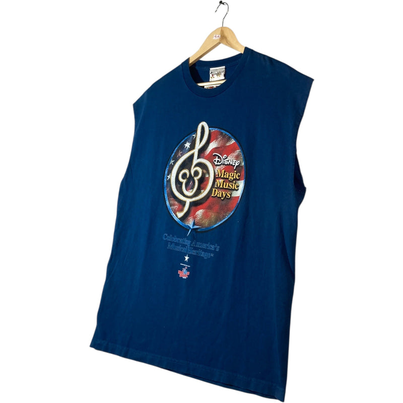 Vintage Disney Magic Music Days Muscle Sleeve T-Shirt