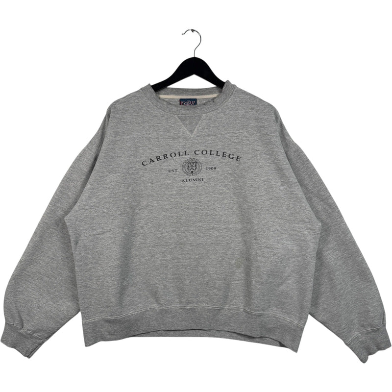 Vintage Carroll College Alumni Arch Spellout Crewneck