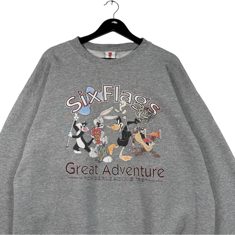 Vintage Six Flags Great Adventure Cheerleading Crewneck