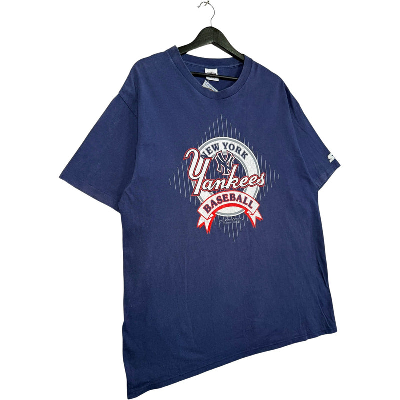 Vintage New York Yankees Chest Logo MLB T-Shirt 1991
