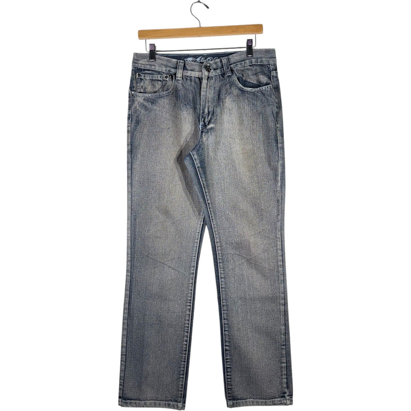Vintage Light Wash Skinny Denim Jeans 32 x 30