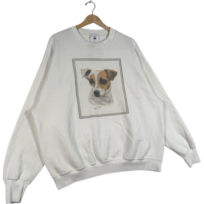 Vintage Jack Russell Terrier Picture Pullover Crewneck