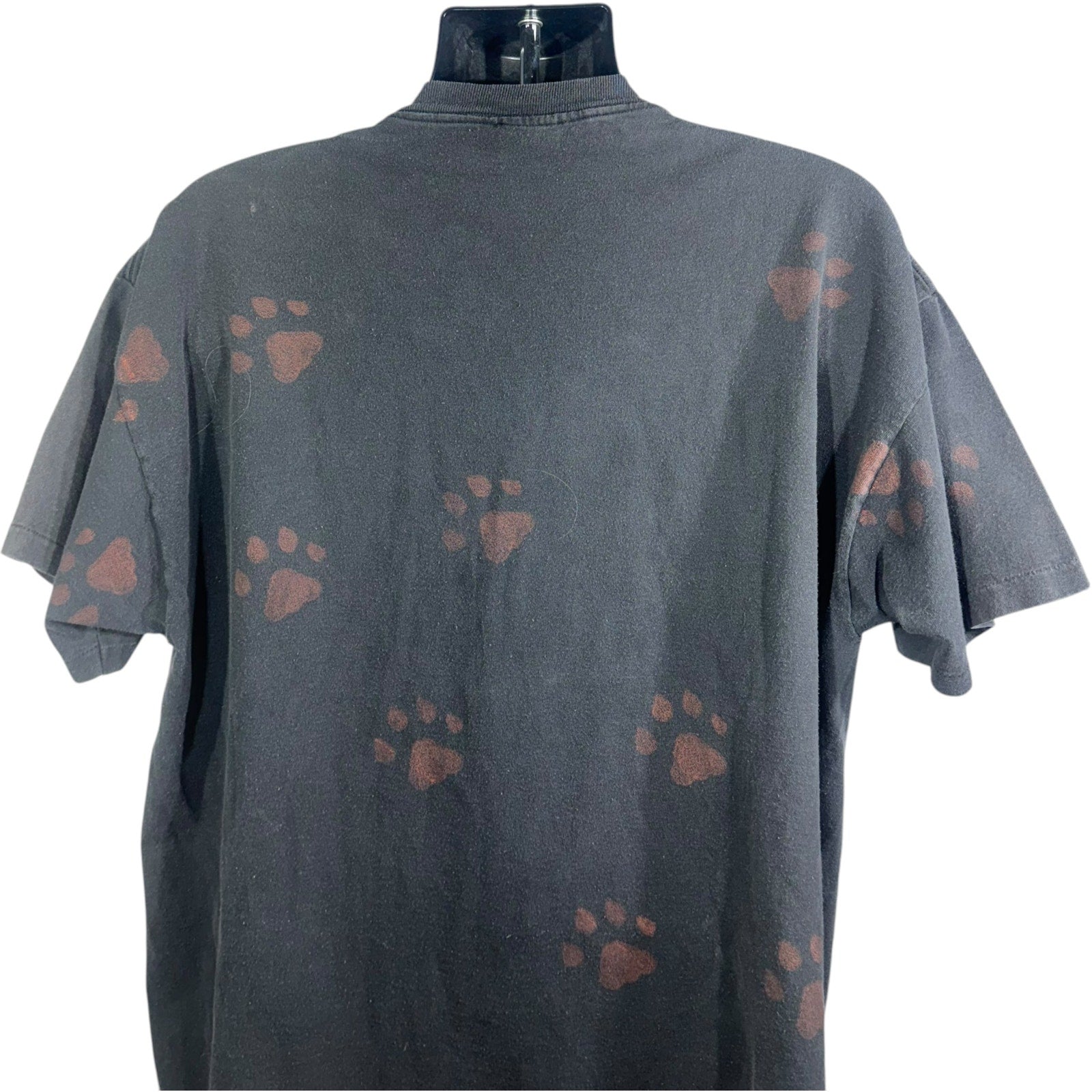 Vintage Cougar AOP Paw Print Nature Tee