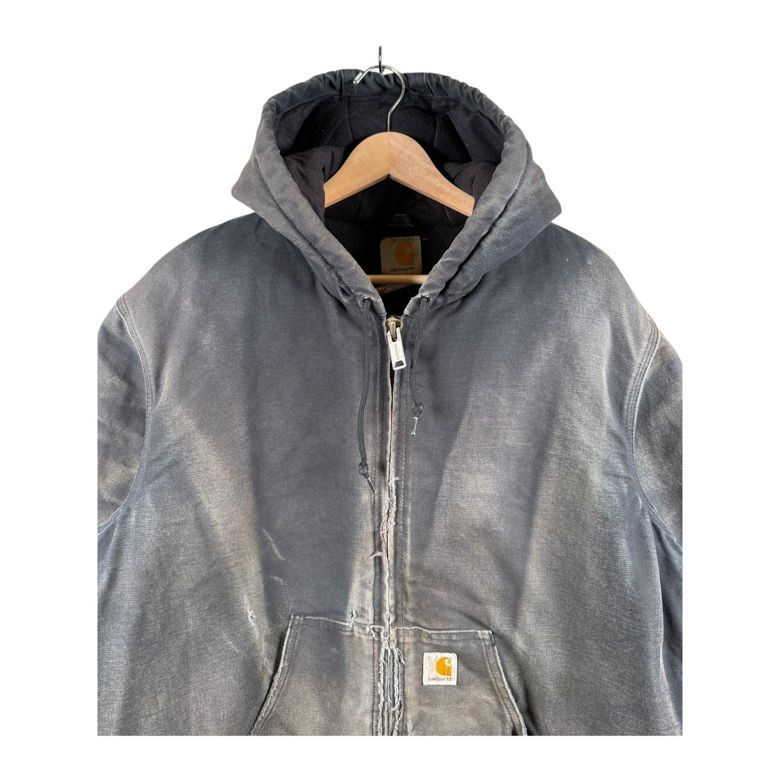 Vintage Carhartt Flannel-Lined Full Zip Hoodie