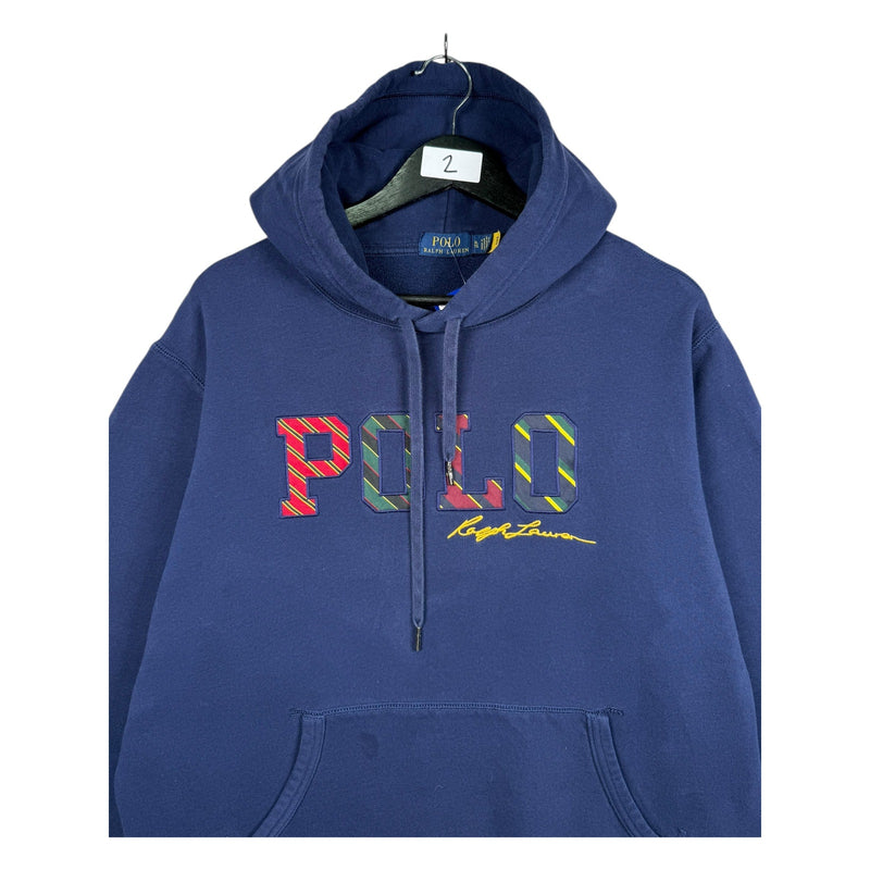 Vintage Polo by Ralph Lauren Striped Logo Hoodie