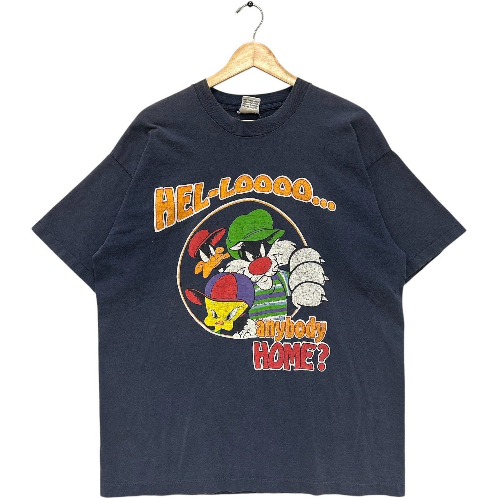 Vintage Looney Tunes Tweety and Friends Anybody Home? Tee