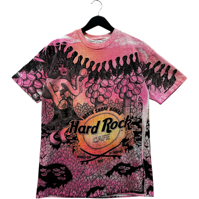 Vintage Hard Rock Cafe North Shore Hawaii AOP Tee