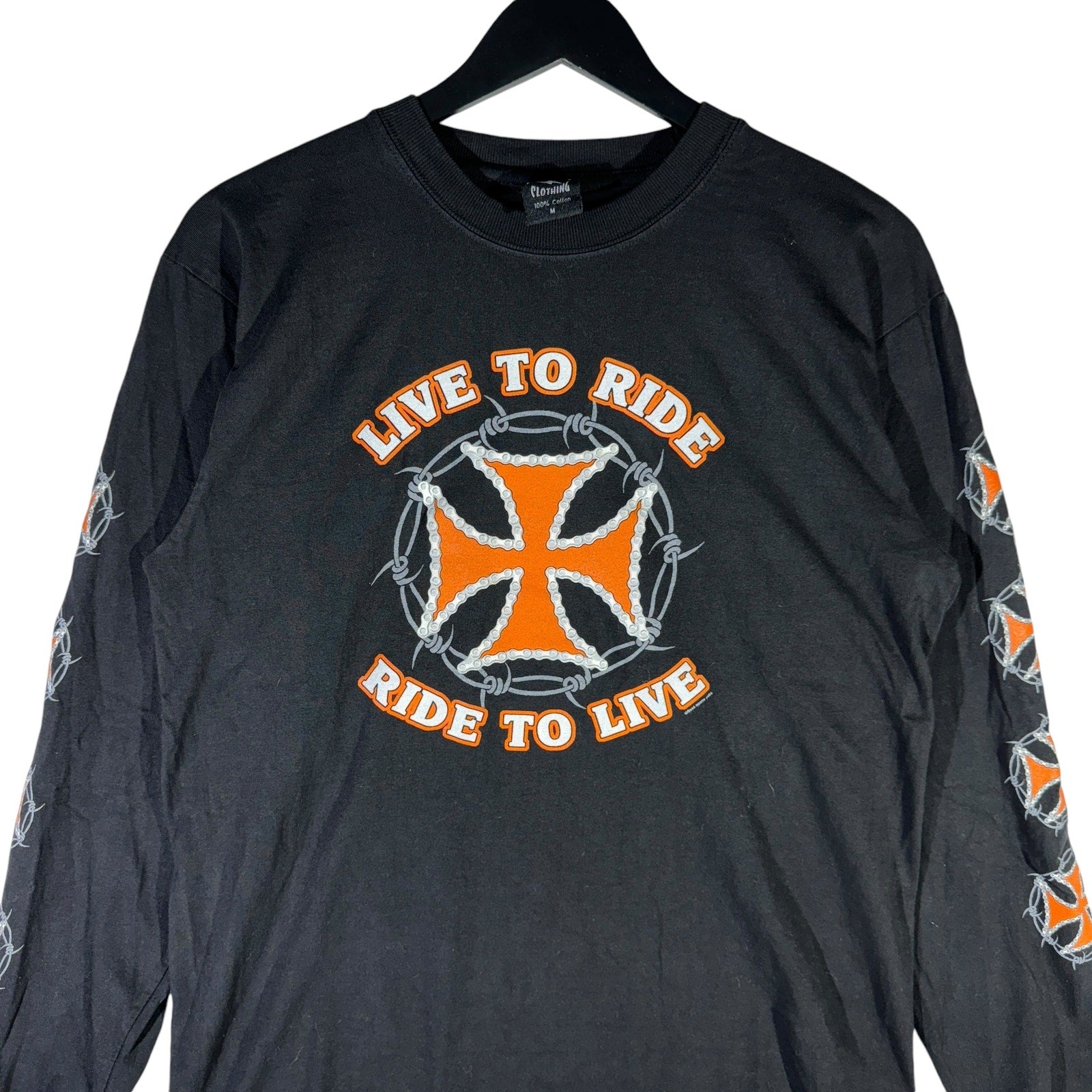 Vintage "Live To Ride Ride To Live" Long Sleeve